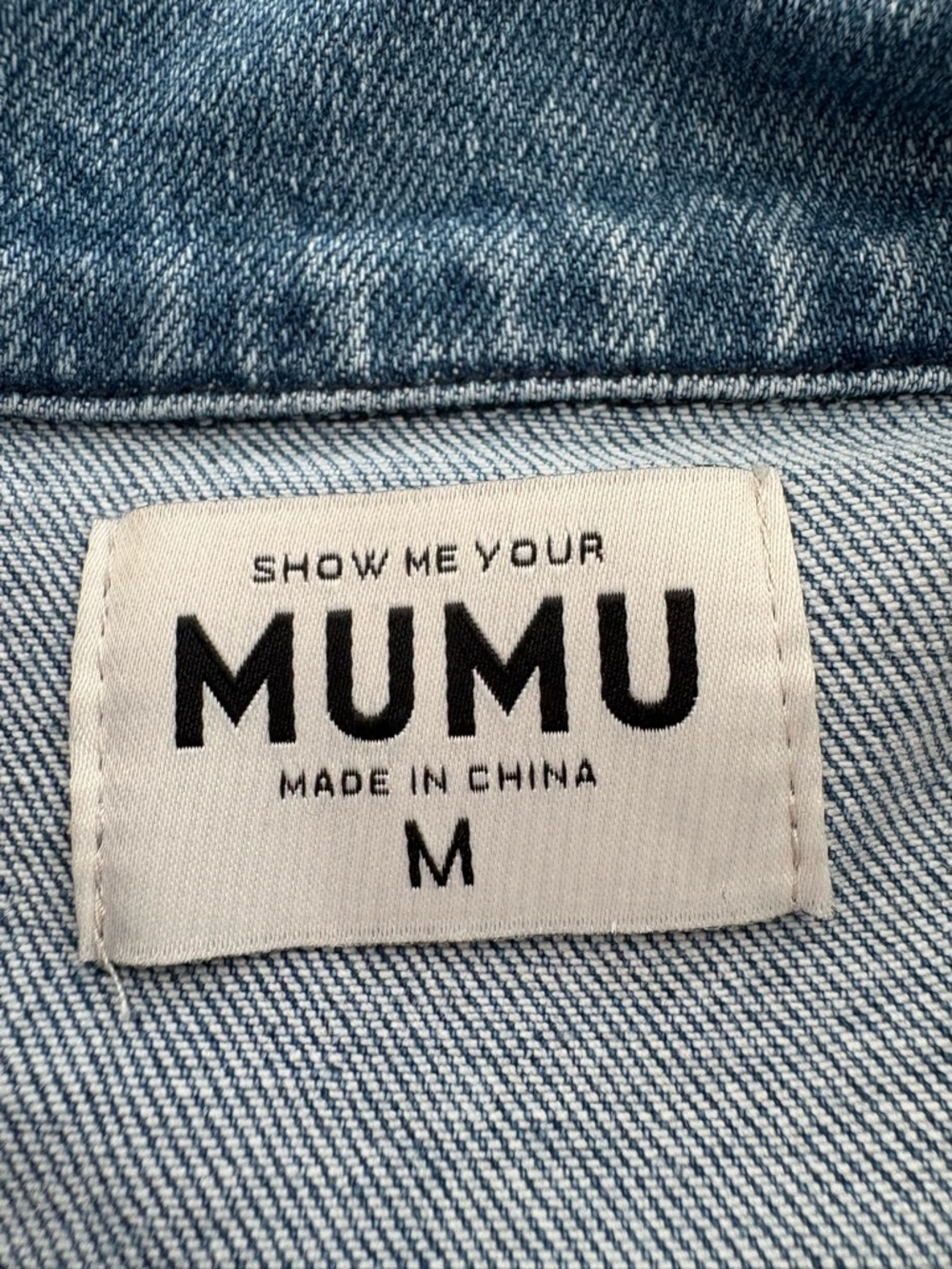 SHOW ME YOUR MUMU OUTLAW DRESS IN TIDE - Picture 4 of 4